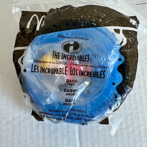 The Incredibles 4 McDonalds Toys  Mom,Jack Jack ,Dash, Frozone. - Picture 3 of 7